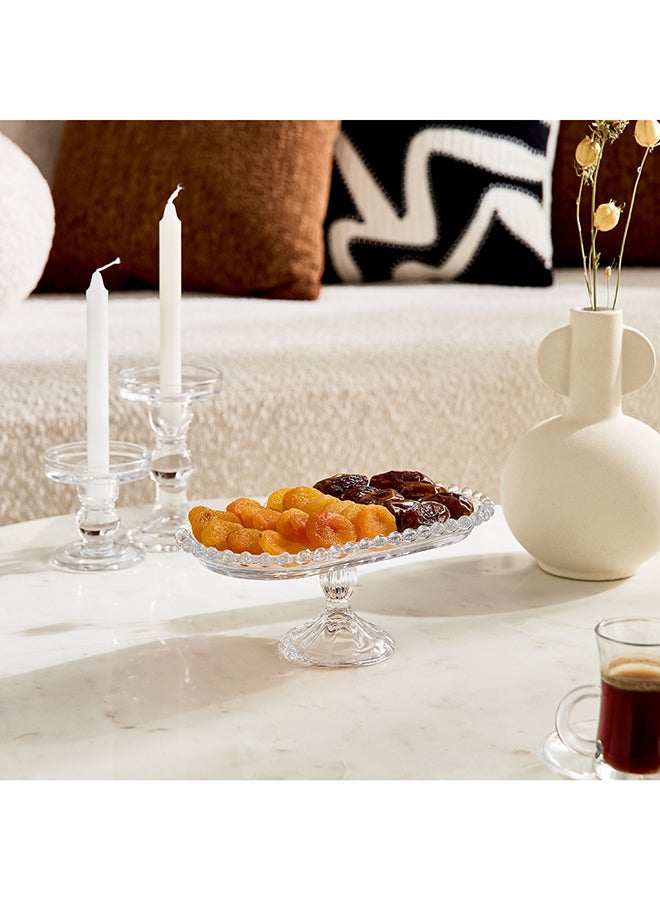 Home Box Merriam Beaded Plate with Stand - Clear - Image 5